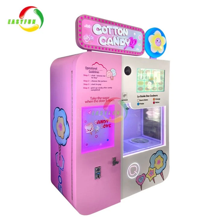 Fully Automatic Cotton Candy Vending Machine Snack Machine Fully Automatic Cotton Candy Vending Machine Snack Machine